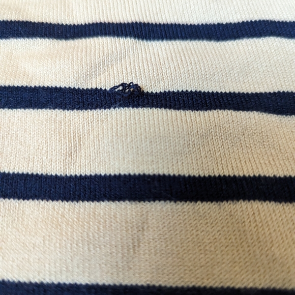 Cream and stripe sweater - Picture 3 of 4